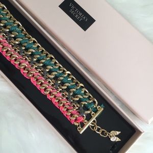 Victoria Secret Gold Multi colored Bracelet ✨💕